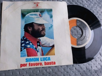 SIMON LUCA BITTE BASTA ITALY 45 7'' EX++EX++