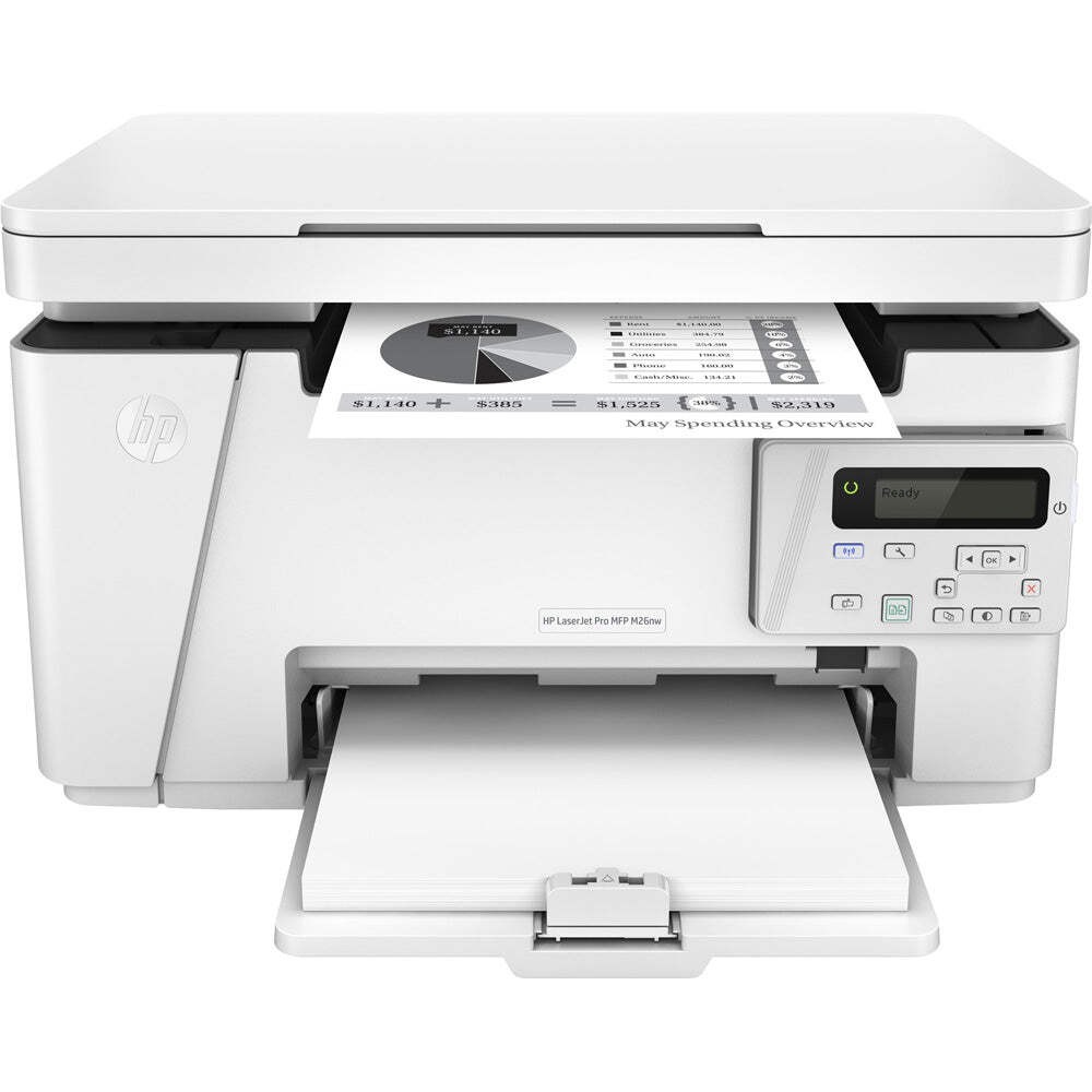 HP LaserJet Pro MFP M26nw A4 Mono Multifunction Laser Printer T0L50A Low page co