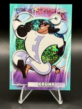 2026 TOPPS CHROME DISNEY #18 KRONK AQUA MINI-DIAMOND /199