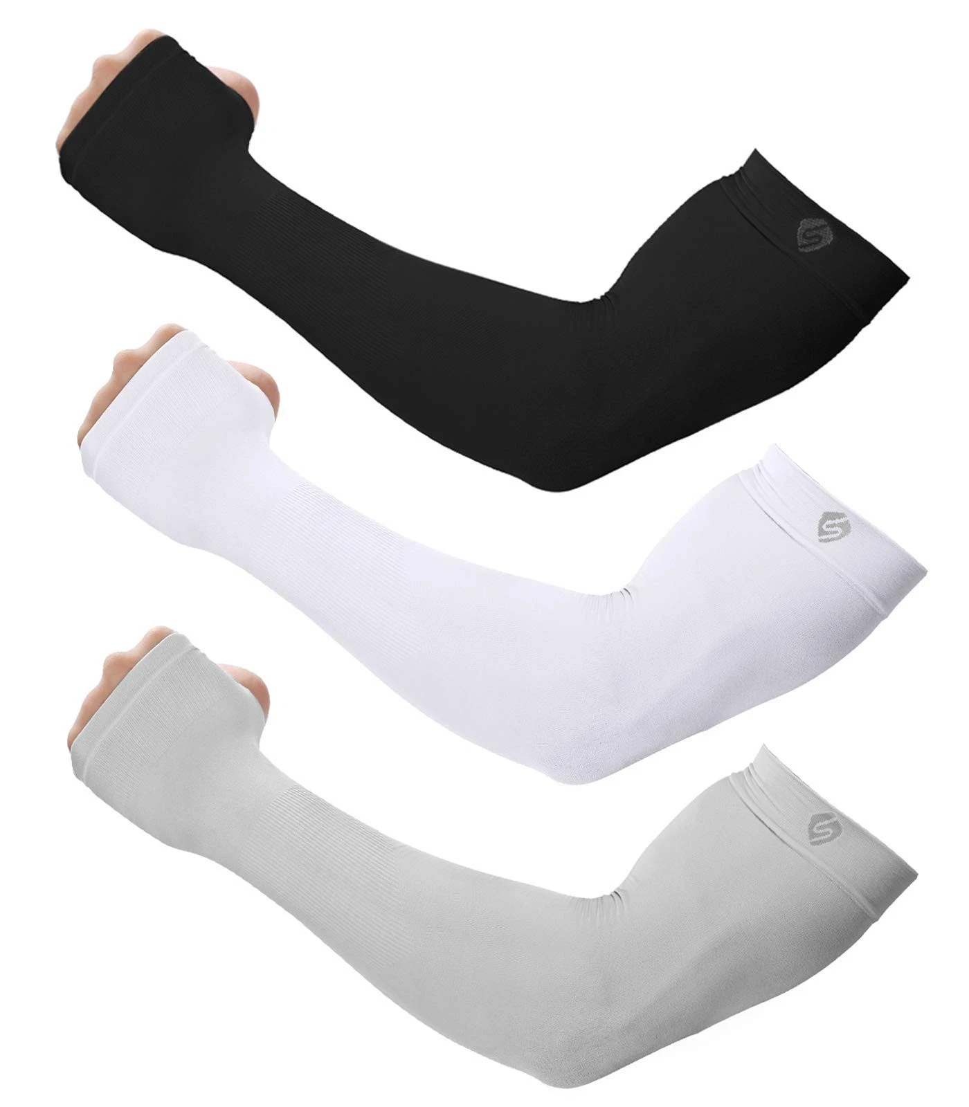 Arm Sleeves for Men Women UV Protection Cooling Compression Sun Sleeve to Cov...