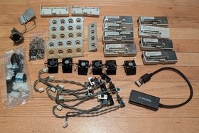 Huge Sega Dreamcast Console Parts Lot (Shell, Disc Drive, Motherboard, PSU)