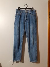 Zara Women's Jeans Regular Wider Leg Size 6 Blue Denim Casual Street Wear