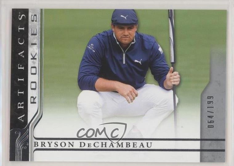2021 Upper Deck Artifacts Horizontal Rookies 64/199 Bryson DeChambeau #87 0o05