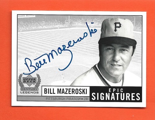 Bill Mazeroski #BM card