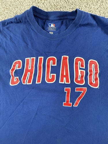 Camiseta de béisbol 17 Bryant de los Chicago Cubs mediana MLB para hombre - Imagen 2 de 9