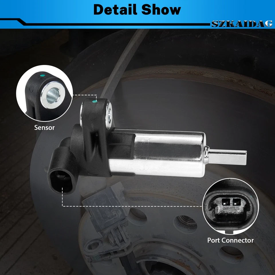 Juego de 2 sensores de velocidad de rueda ABS traseros para Chevy Express 2500 3500 GMC Savana 2500 Foto 4 de 4