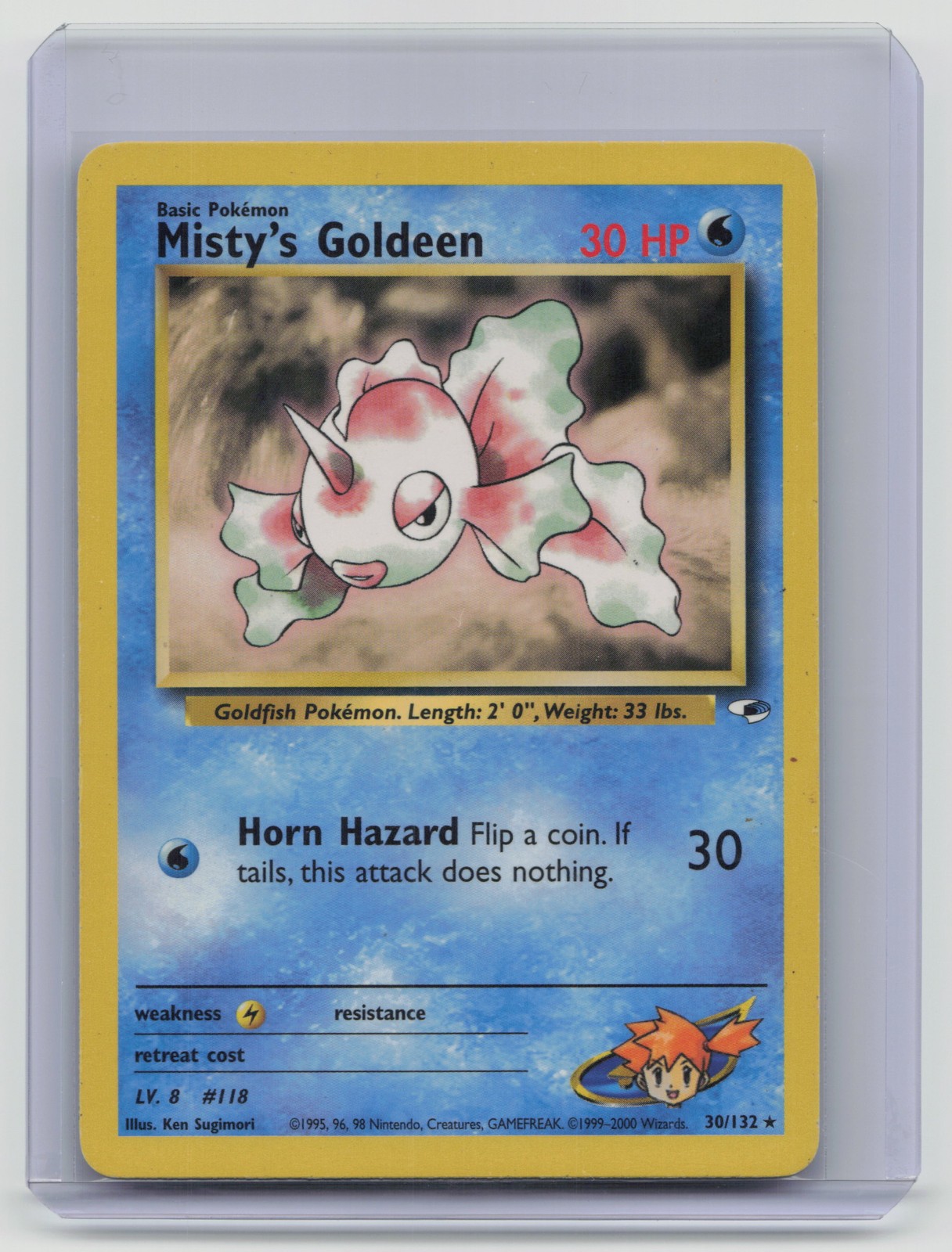 Misty's Goldeen (30) Rare Gym Heroes 030/132 NM