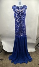 Metme Women's 1920s Beaded Sequin Medium Classic Long Flapper Gatsby Prom Dress