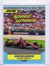 Charles Leclerc 2025 Topps Chrome Formula 1 F1 Speed Wheels Refractor #75-SF 🔥