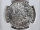 NobleSpirit 1884 O Morgan Silver NGC MS64 Stunning Luster