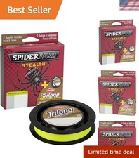 Hi-Vis Yellow/Clear Fluorocarbon Fishing Line - 200 Yards, 8lb Breaking Strength