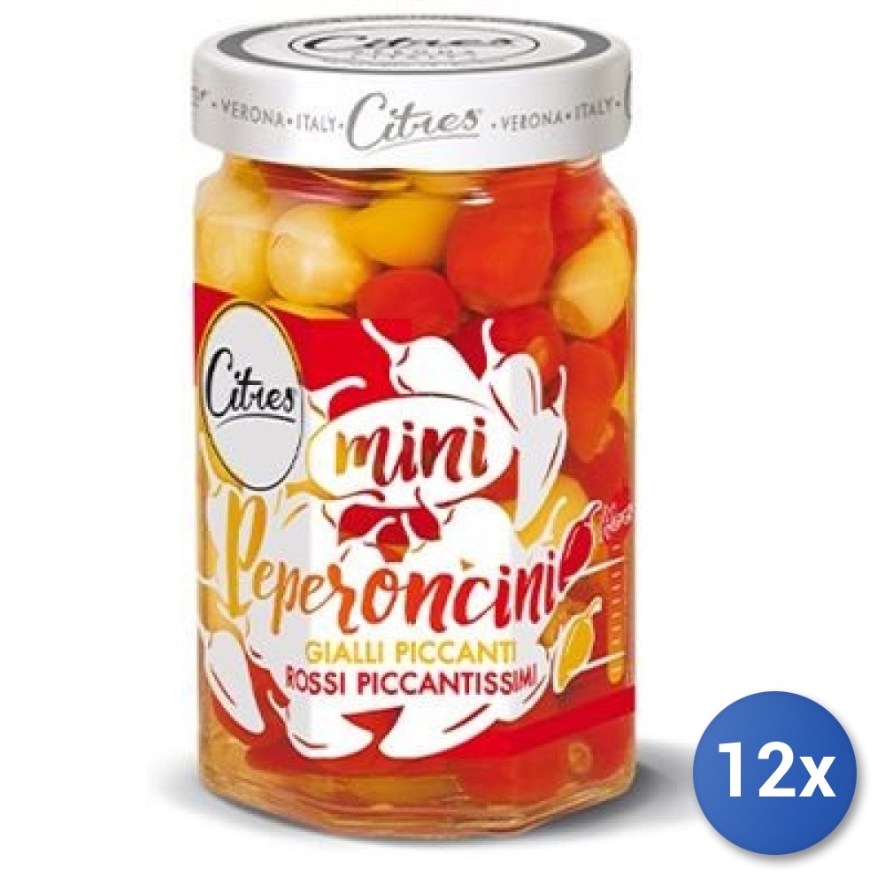 12X Multipack Liters Mini Spicy Peppers 290G