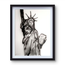 Aleph Original Art 14x11 Abstract Expressionist Original Painting Gallery Paper