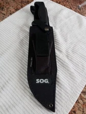 SOG Knives Jungle Primitive Fixed Blade Knife Black Serrated Stainless F03TN-CP