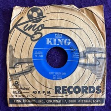 ROY BROWN Hurry Hurry, Baby / Travelin' Man 45 KING Shouter Blues VG