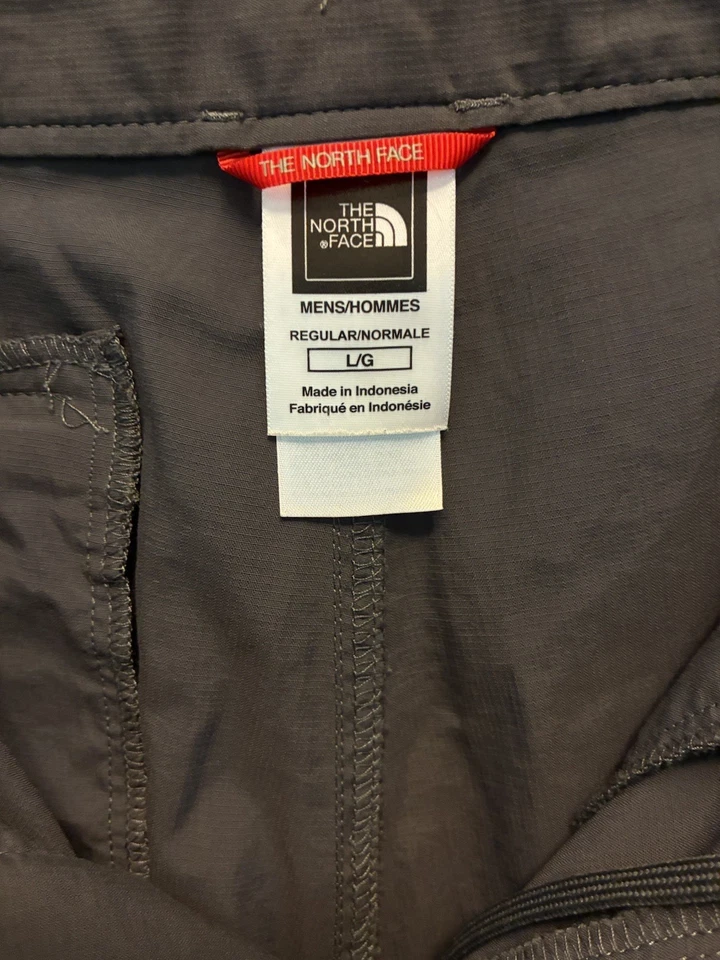 North Face Shorts Men’s Large Dark Brown Belted Cargo Pockets Active Nylon - Image 4 of 4