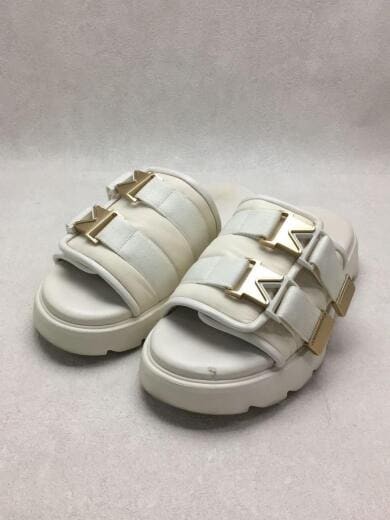 【VIP SALE】BOTTEGA VENETA レザーウェッジ サンダル*WHITE Bottega Veneta Mules, Size 38. 5 EU