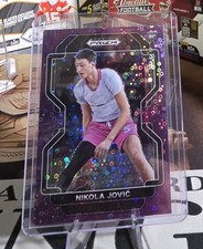 2022 Prizm Draft Picks Nikola Jovic Rc Purple Fast Break Prizm SP /50