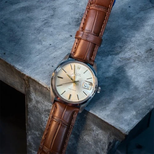 Rolex 34mm OysterDate Precision Vintage Men's Watch 6694