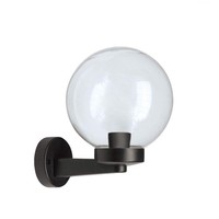 Velamp AußEn-Wandleuchte Kugel Pmma 200Mm E27 Fassung Transparent