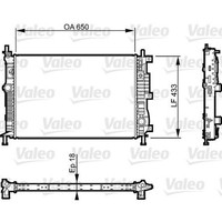 Valeo KÜHler MotorkÜHlung Passend FüR CitroËN Berlingo C4 C5 Grand Jumpy