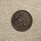 1902 Indian Head Cent AU 4 DIAMONDS (QA)