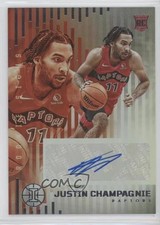 2021-22 Panini Illusions Rookie Signs Justin Champagnie #RS-JCZ Auto 0ie5