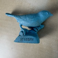 Vintage Marx birds of the world sparrow - Baby Blue hard plastic toy