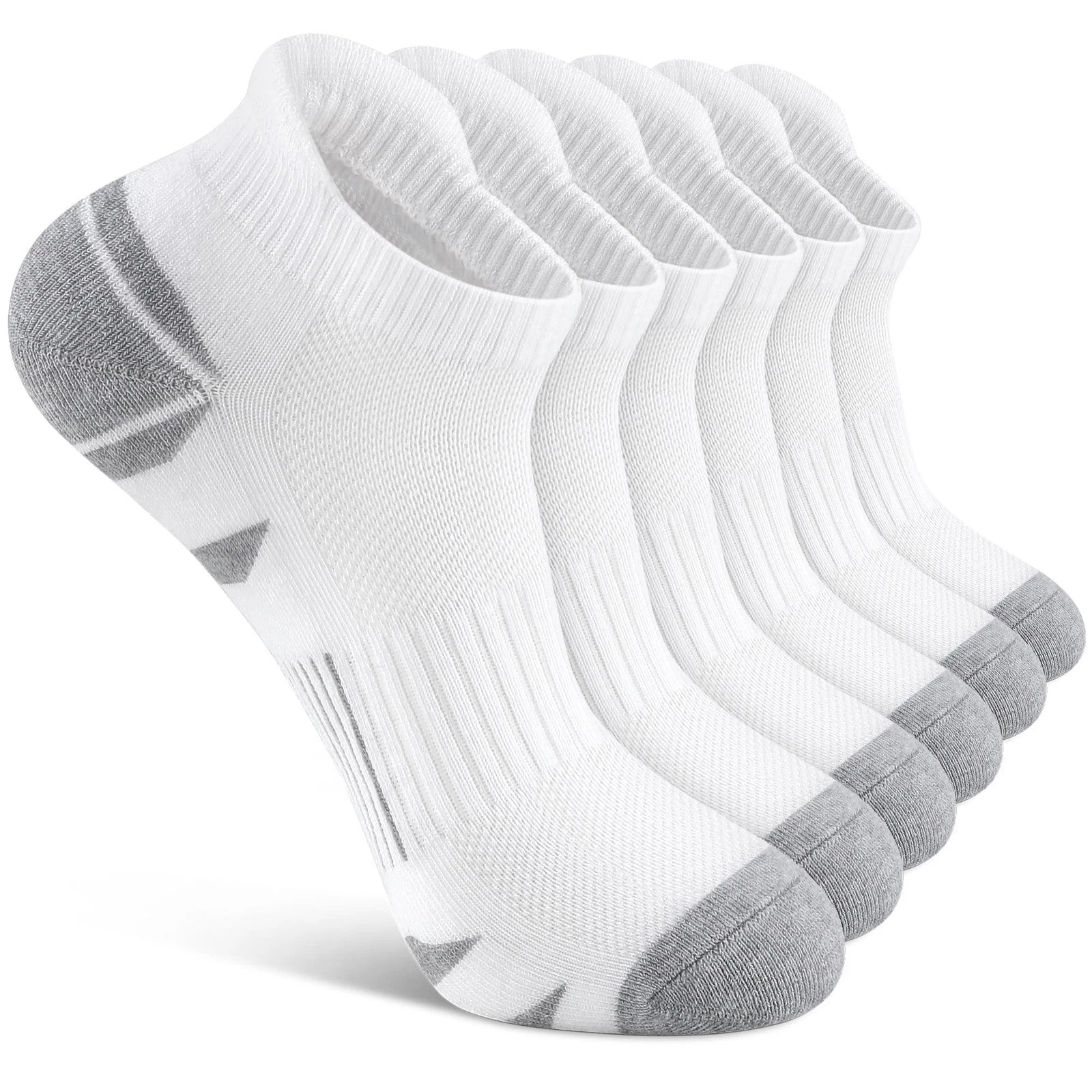 Ankle Socks for Men Low Cut Cushioned Athletic Running Sports Socks for Men/W...
