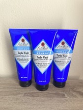 New 3-Pack Jack Black Remedy Turbo Wash 10 oz Energizing Cleanser For Hair Body