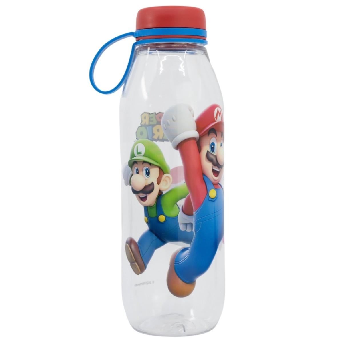 Super Mario Kinder Trinkflasche 650 ml Ecozen Adventure Bottle mit Trageschlaufe