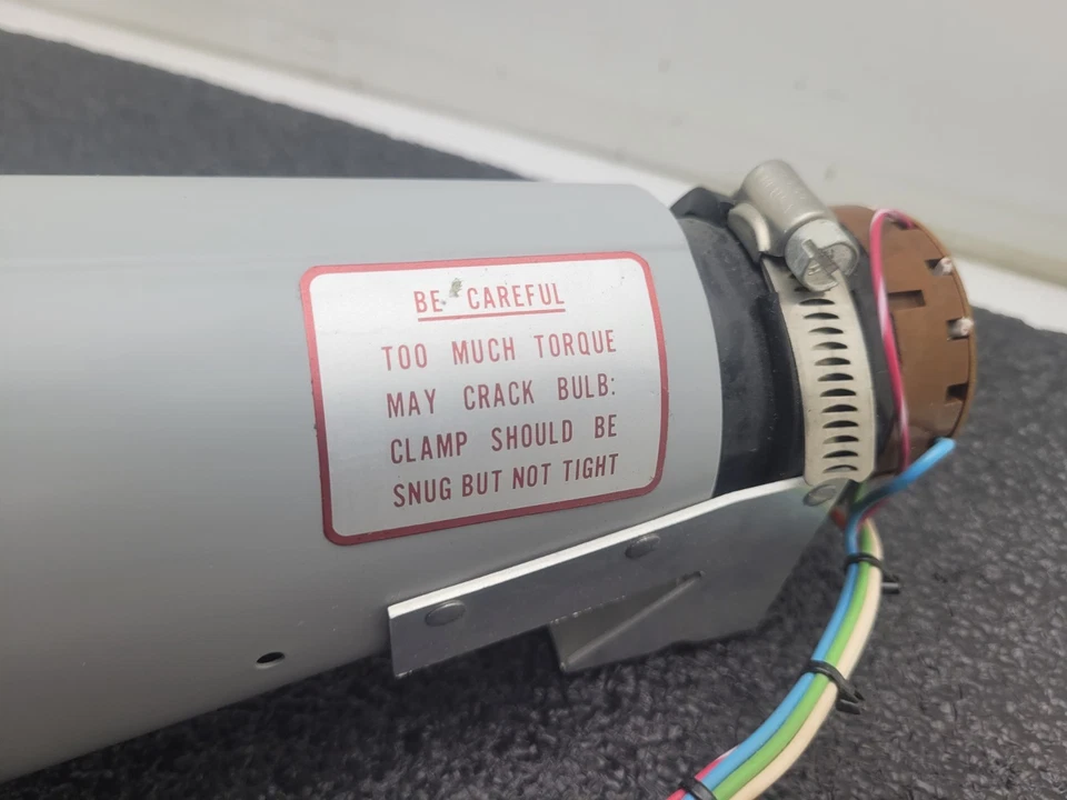 Vintage Round 5.75" HP Hewlett Packard Oscilloscope Cathode Ray Tube CRT - Image 3 of 4