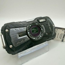 RICOH WG-60 Black Compact Digital Camera Tested Working Seller Japan