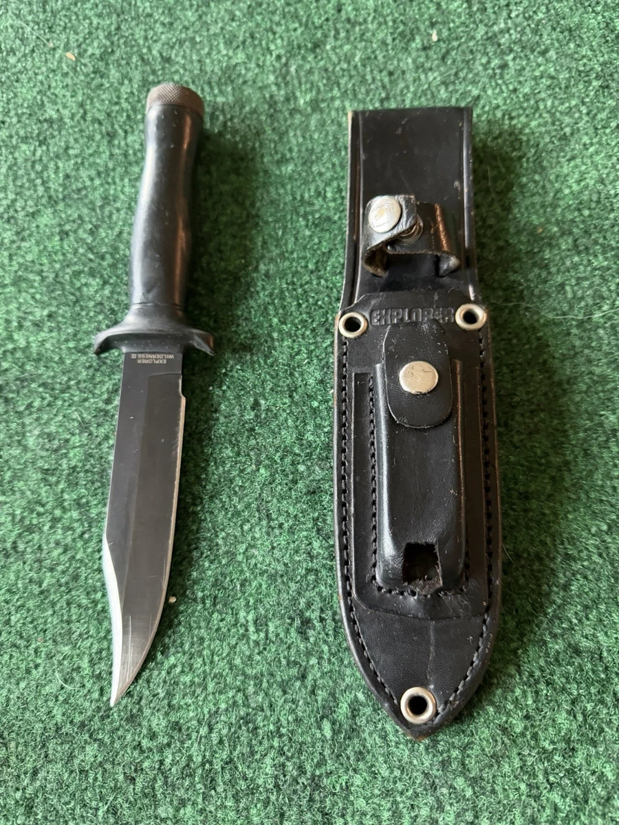 Explorer Knife In Collectible Vintage Factory Manufactured Fixed