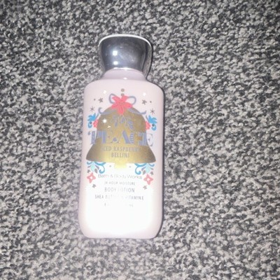 Bath & Body Works Iced Raspberry Bellini Body Lotion 8 oz Shea Butter Vitamin E