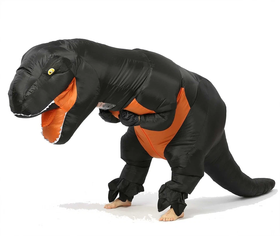 Inflatable Dinosaur Costume, Blow Up T-rex Suit, for Party, Halloween, Adult ... - Image 2 of 4