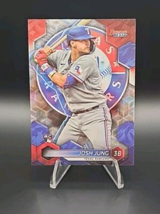 2023 Bowman's Best Wave Refractor Josh Jung RC #60 Texas Rangers Rookie