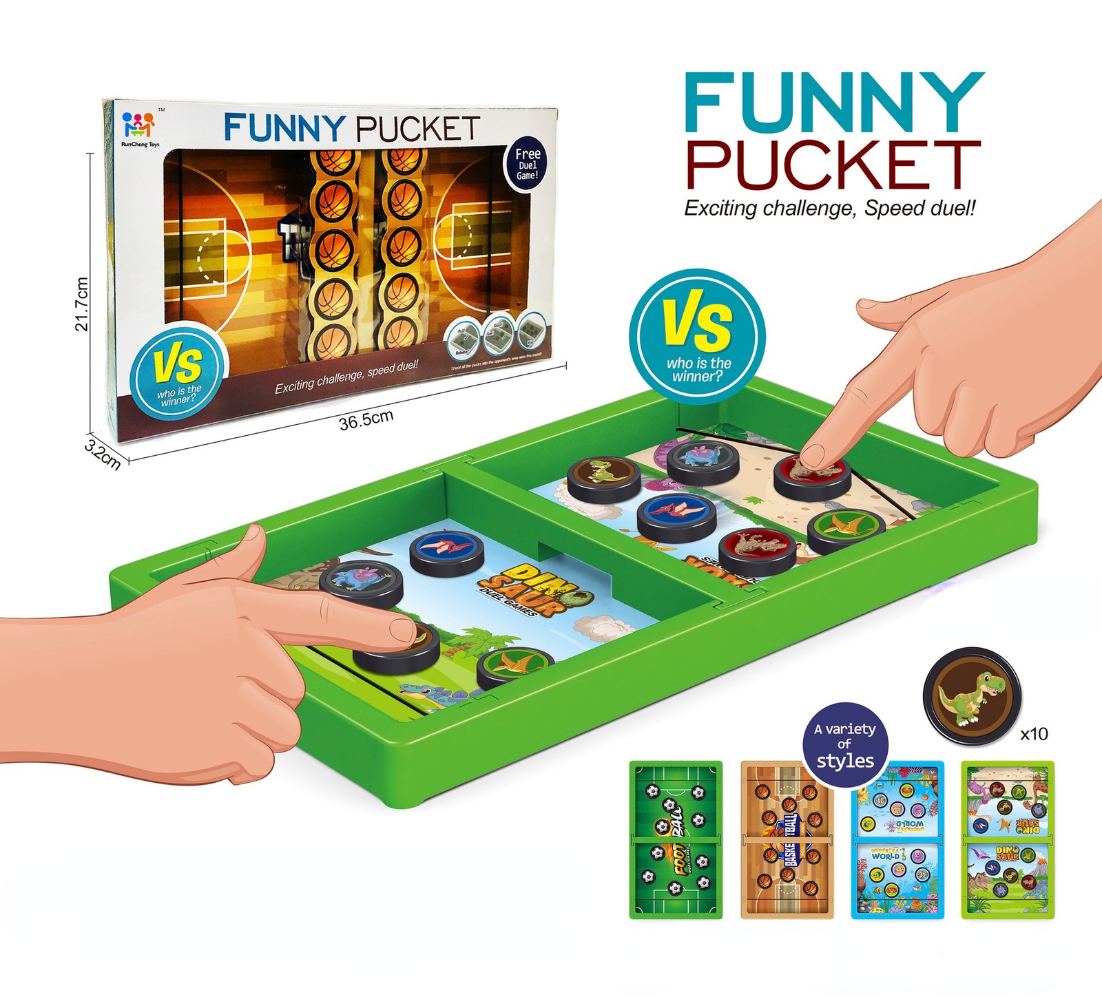 Crazy Push Table Games Color Sensory Educational Toy Board Game w/Bell and Cards eBay