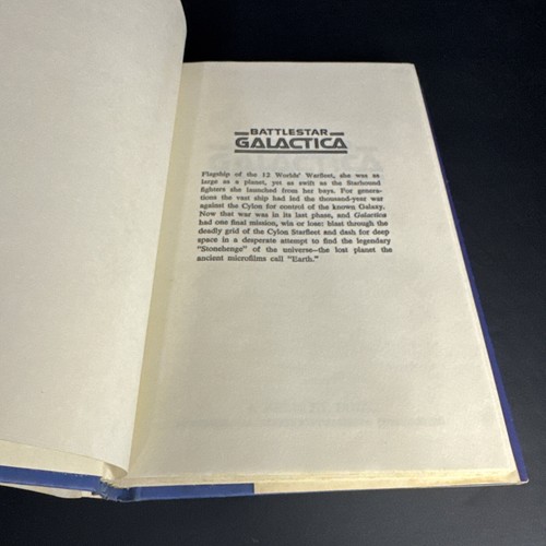 Battlestar Galactica by Glen A Larson and Robert Thurston HC DJ Book Club 1978 - Photo 6/9