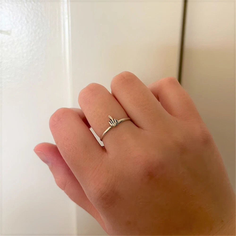 Women's middle cheap finger rings