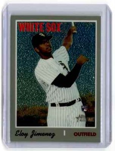 2019 Topps Heritage Chrome Eloy Jimenez RC 764/999 Chicago White Sox #THC-516