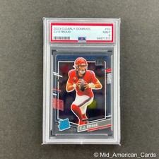 2023 Clearly Donruss CJ Stroud Rated Rookie #93 Texans PSA 9