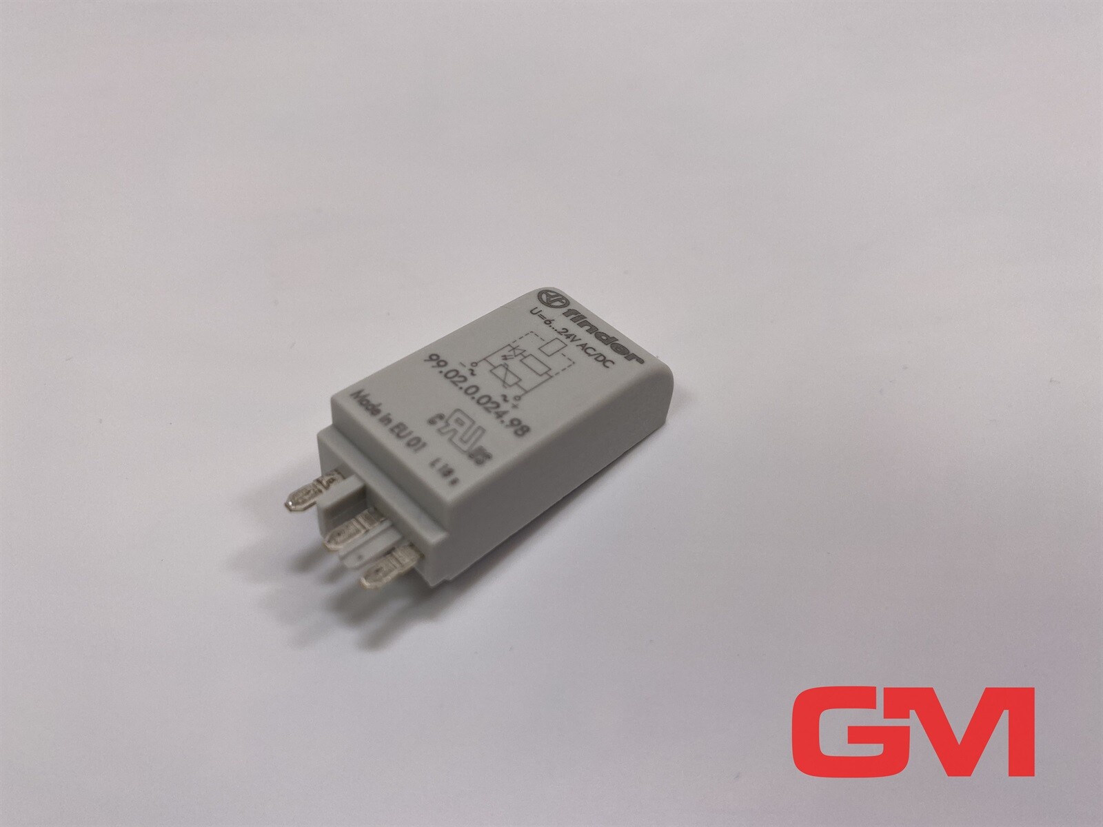 Finder Plug-In Module With LED 99.02.0.024.98 Varistor EMC Module 6...24 V AC/DC
