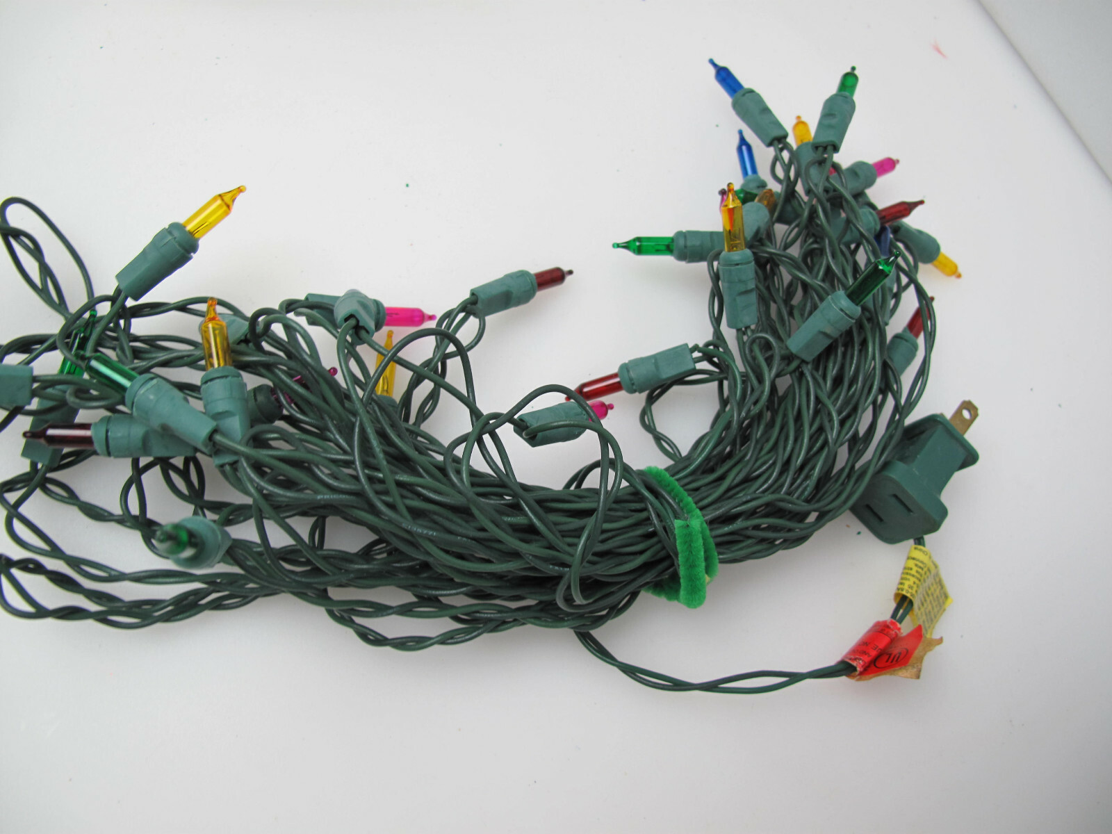 Lot of 6 Strings Christmas Tree Mini Lights Bulb Multi Clear Tested