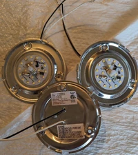 3PK) RV Facon Replacement 4.5'' 12V RV Inter. LED Ceiling Lights w/ Push Switch