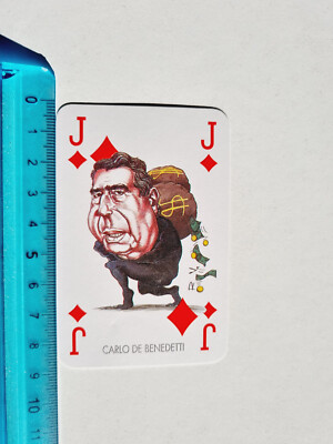 CARLO DE BENEDETTI CARD RARE CARD LA VOICE BOURGEOIS 90s ORIGINAL VINTAGE 90S