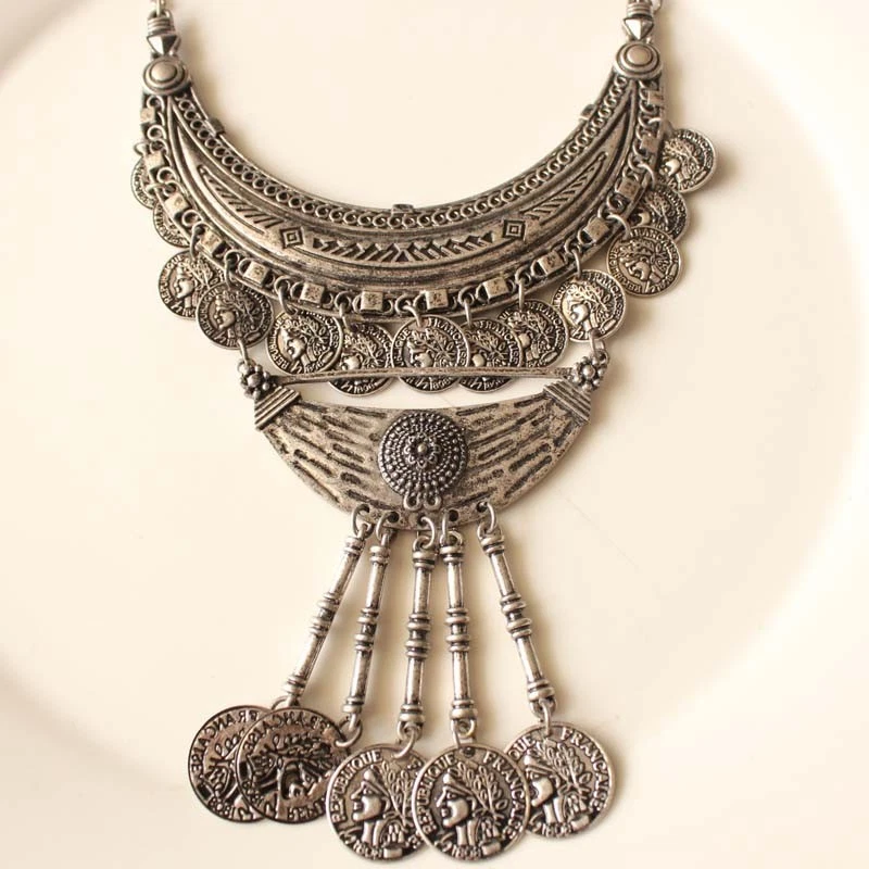 Nuevo collar de chuchería distintivo regalo vintage mujeres fiesta vacaciones joyería Foto 2 de 3