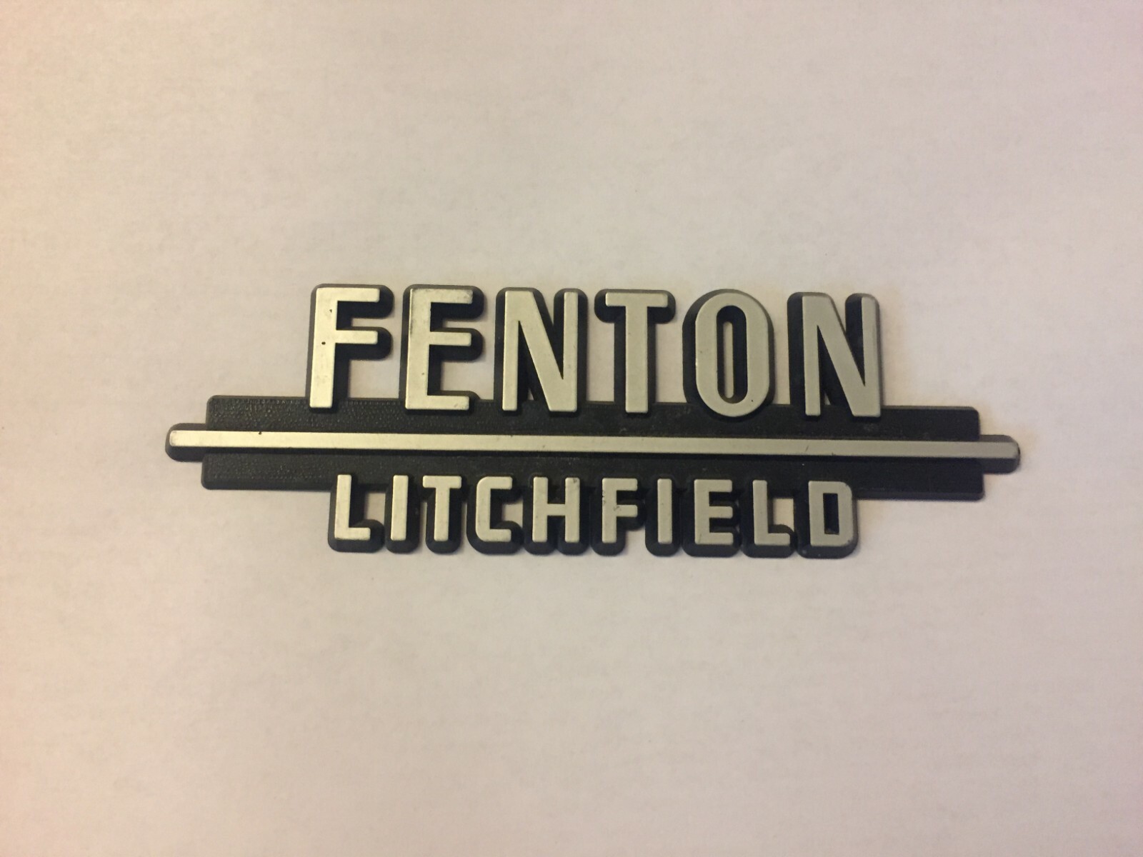 Plastic Fenton Litchfield Car Dealership Emblem eBay