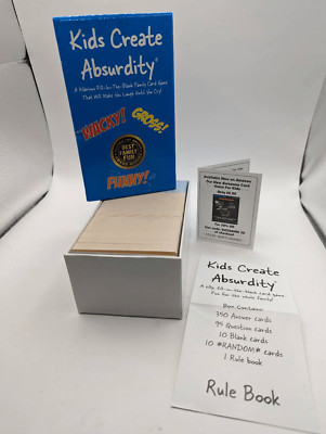 Kids Create Absurdity Laugh until You Cry! Fun Card Game for Kids Family Game NI