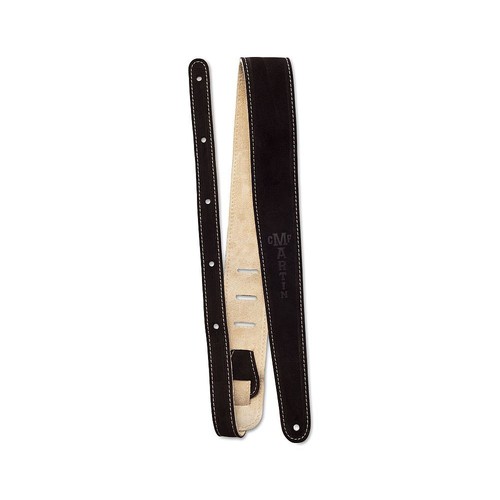 Correa de guitarra Martin de cuero gamuza 2 1/8" (marrón/bronceado) - Imagen 2 de 3
